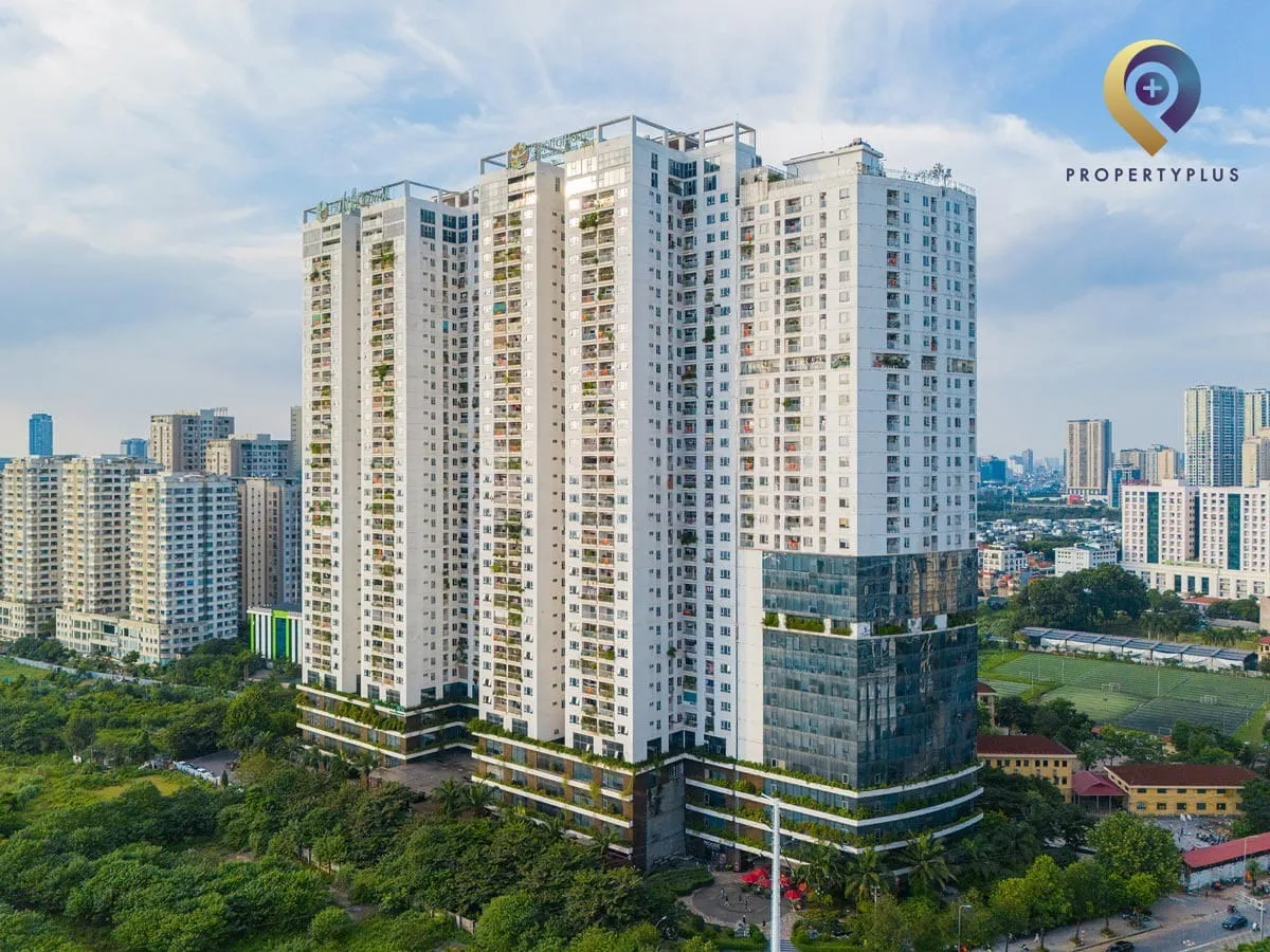 Tổng thể tòa nhà Ecolife Capitol với thiết kế hiện đại.